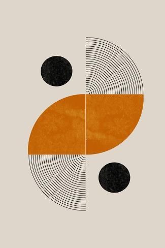 "Minimalist Geometric Abstract Wall Art – Modern Balance & Harmony Print"