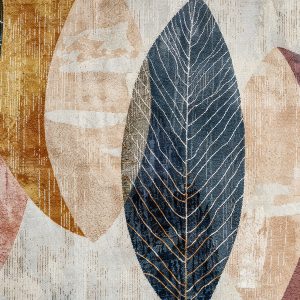 "Whispers of Nature" – Abstract Botanical Leaf Wall Art
