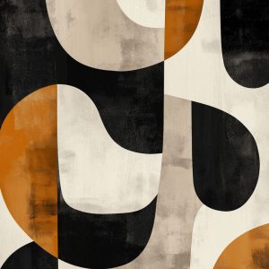 Echoes in Form – Modern Abstract Canvas